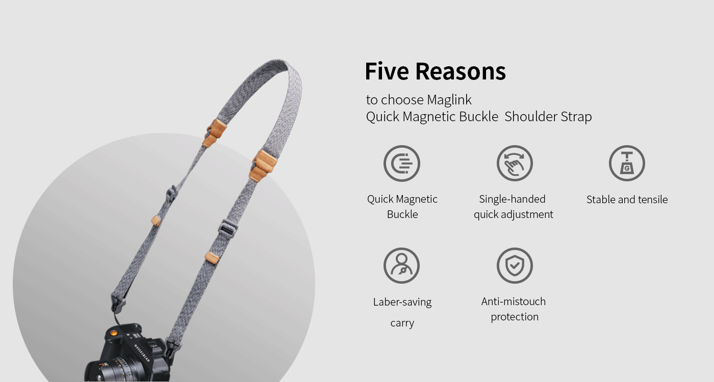 Falcam Maglink Quick Magnetic Buckle Shoulder Strap Classic 3144